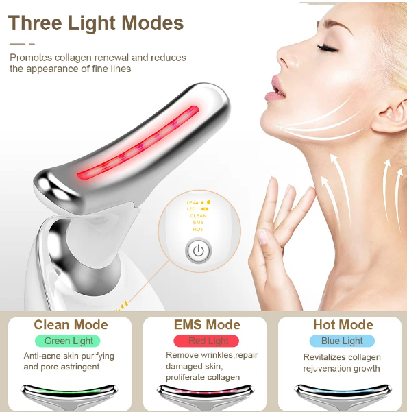 LED-Photonentherapie Anti-Falten-Entferner